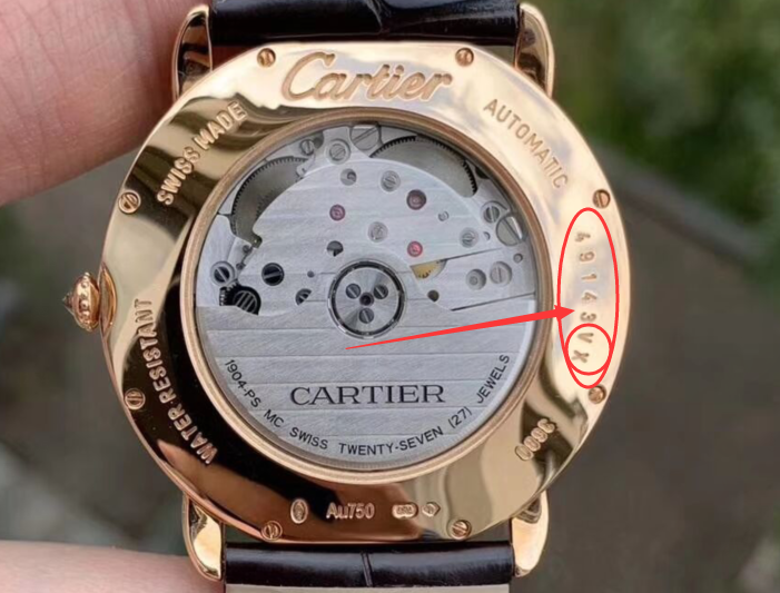 卡地亚手表编号识别出厂年份,你知道吗?